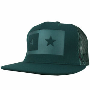 Fourstar Skateboard Hat Mesh Dark Green Imprint Snapback