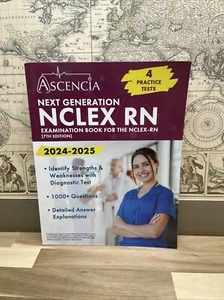 Next Generation NCLEX RN Examination Book 2024-2025: 4 Practice Tests for th... - Picture 1 of 5