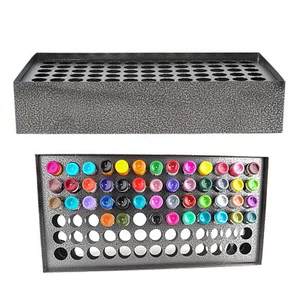 78 Holes Tattoo Ink Rack Shelf Holder Wall Mounted Ink Display Stand Organizers - Picture 1 of 8