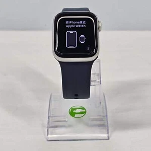 GPS Only Apple Watch SE 2nd Gen 40MM Silver Aluminum Blue Sport Loop MRE13LL/A - Picture 1 of 6
