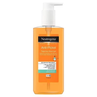 Neutrogena Anti-Pickel Gesichtsreinigung Waschgel für unreine Haut Ölfrei 200ml - Bild 1 von 4