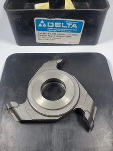 Delta 43-014 - Cabinet LH Male Carbide Tipped Shaper Cutter 1 1/4th Hole 1 Bush - Picture 1 of 6