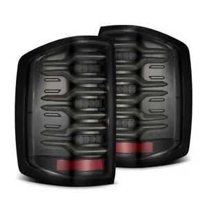 AlphaRex For 14-18 Chevy Silverado 1500 Luxx-Series LED Tail Lights Alpha-Black - Foto 1 di 10