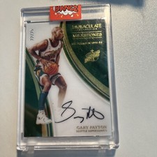 2016-2017 Immaculate Gary Payton On Card Auto 22/25