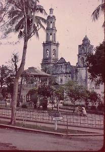 35 mm Dia Historisches Gebäude Mexiko Transparenz - Bild 1 von 1