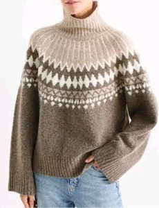 NEUER TRENDIGER WARMER WINTERPULLOVER C&A , MIT ETIKETT , GR. L - Bild 1 von 10