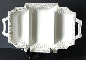 Lenox Butler's Pantry 3-part Divided Rectangular Serving Platter 20" x 13" x 3" - Picture 1 of 11