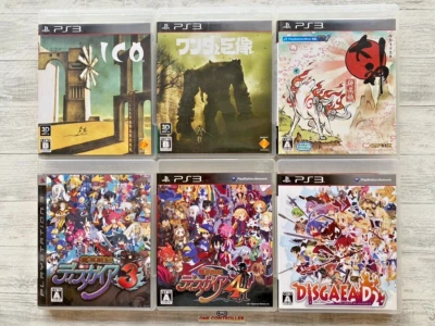 SONY PS3 6-piece set! Ico, Disgaea, Shadow of the Colossus, etc.From Japan - Image 1 of 2