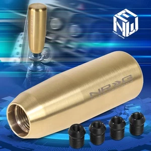 NRG SK-450CG 87mm Alto Cilindro Cónico Estilo Perilla de Cambio Ponderada Cromo Dorado - Imagen 1 de 6