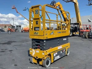 2021 Xcmg XG2632DC 26' Electric Scissor Lift Man Aerial work Platform bidadoo - Picture 1 of 12