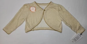 NUOVO cardigan bolero Just One You Special Occasions Carter's 6M oro scintillante - Foto 1 di 7