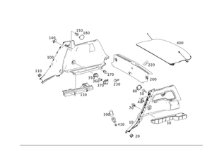 Genuine Mercedes-Benz Fastening Clip 003-991-22-70 - Picture 1 of 1
