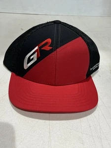 Gorra de camionero Toyota Gazoo Racing North America Snapback malla trasera roja negra - Imagen 1 de 4