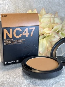 Fondotinta MAC Studio Fix Powder Plus - NC47 - con tampone FS ORIGINALE NUOVO CON SCATOLA spedizione gratuita - Foto 1 di 3