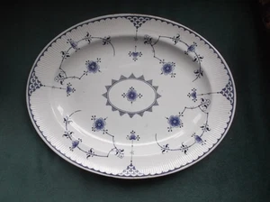 MÖBEL BLAU DÄNEMARK GROSSE OVALE PLATTE. - Bild 1 von 6
