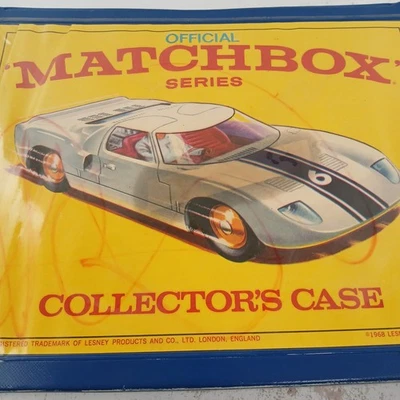 Vintage Matchbox Series Collectors Case + 48 Assorted Cars 70s Retro Diecast - Image 1 of 4