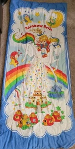 Vintage  1983 Hallmark Rainbow Brite Sleeping Bag - Size 66" x 29" - Picture 1 of 14