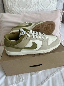 Nike Dunk Low Since ‘72 Pacific Moss Sail Canvas Skate Shoes - Size UK5 - Picture 1 of 5