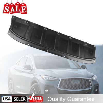 PROTECTOR PROTECTOR CONTRA SALPICADURAS DELANTERO DEBAJO DEL MOTOR Negro PARA INFINITI QX50 2019-2021 Foto 1 de 4