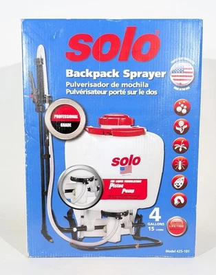Pulverizador aplicador de mochila química de alta presión Solo 425-101 4 gal. Capacidad Foto 1 de 4