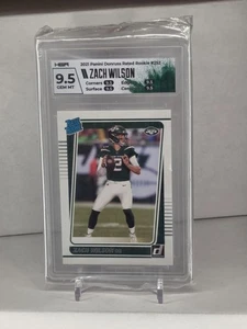 2021 Panini Donruss - Rated Rookie - Zach Wilson #252 (RC) - HGA 9.5 GEM MINT - Picture 1 of 1