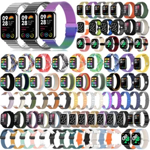 For Redmi Watch 4 / Xiaomi Mi Band 8 Pro Metal Silicone Leather Nylon Band Strap - Picture 1 of 452