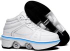 Sneakers & Roller Skates Unisex Retractable Wheels 2-In-1 Outdoor Men Women Shoe