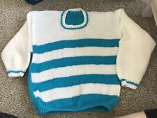 Children's Blue and White Striped Jumper