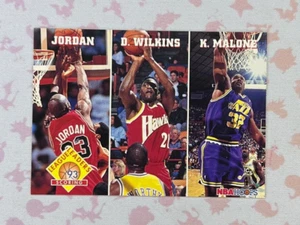 Aros de la NBA 1993-94 M. Jordan, D. Wilkins, líderes de la liga K. Malone anotación #283 - Imagen 1 de 2