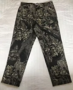 columbia Mossy Oak Break Up Camouflage Hunting Cargo Pants 36x32 Outdoor Vintage - Picture 1 of 14