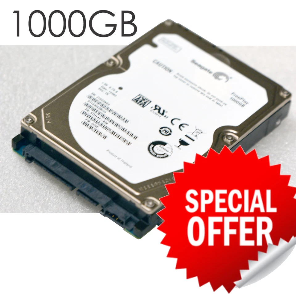 1000 GB 1TB Seagate ST1000LM010 5.4k SATA Hard Drive HDD 9YH146-550 Server C297 - Image 1 of 1