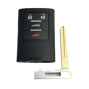 OEM Electronics Keyless Remote Fob 4 Button + Uncut Key For Corvette M3N5WY7777A - Picture 1 of 3