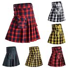 Vintage Scottish Mens Kilt Traditional Highland Dress Skirt Kilts Plaid