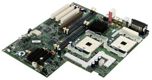 COMPAQ 313878-001 2x SOCKET 603 4x RDRAM MAINBOARD FÜR EVO W6000 - Picture 1 of 2