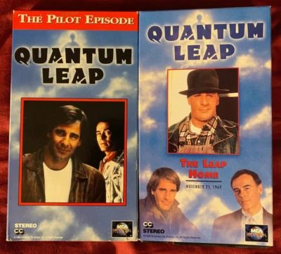 QUANTUM LEAP - 2 VHS LOT - SCOTT BAKULA - INC. PILOT EPISODE / NO RENTAL COPIES - Image 1 of 2