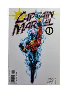 Captain Marvel #1 2000 White Limited Edition variant cover NM/NM+ RAW BOOK - Picture 1 of 24