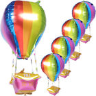5 Regenbogen Heißluftballon Folie Ballons für Hochzeit/Geburtstag-CJ