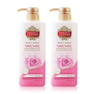 2x400ml Body Wash Shower Imperial Leather Softly Moisturizer & Gel Conditioner - Picture 1 of 6