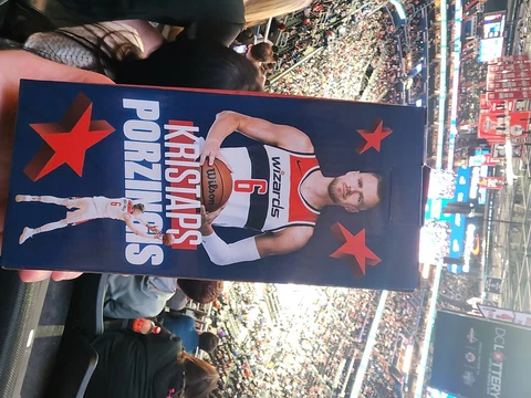 Kristaps Porzingis Bobblehead Washington Wizards Cover