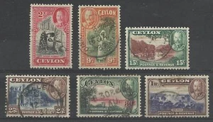 CEYLON KGV 1935 PART SET USED - Picture 1 of 1
