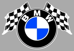 BMW Flags sticker vinyle laminé - Imagen 1 de 1