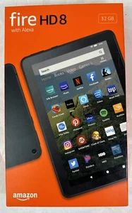 New Amazon Fire HD 8 With Alexa 8" HD tablet with Wi-Fi 32 GB - Picture 1 of 5