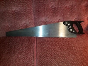 CRAFTSMAN 26" HAND SAW 5 1/2 PT. NO. 9-3614-AL HOLLOW GROUND PAT. #2606577 - Picture 1 of 16