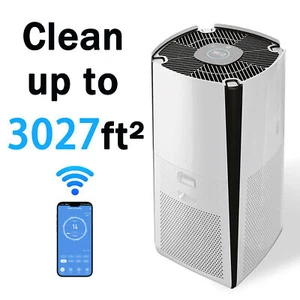MS601 Smart WIFI Air Purifier for Large Room H13 HEPA Air Cleaner for Allergies - Picture 1 of 14