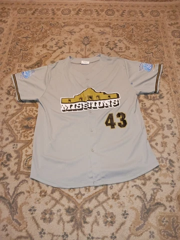 PAUL KONERKO SAN ANTONIO MISSIONS REPLICA JERSEY SHIRT SIZE XL #43 Cover