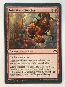 Magic The Gathering Magic Origins Infectious Bloodlust 152 casi nuevo/m - Imagen 1 de 1