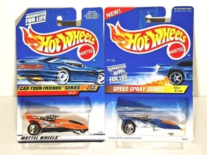 Hot Wheels 2er Set XT-3s #551 Car-Toon Friends 1997 & #986 1998 Winter Racer - Bild 1 von 4