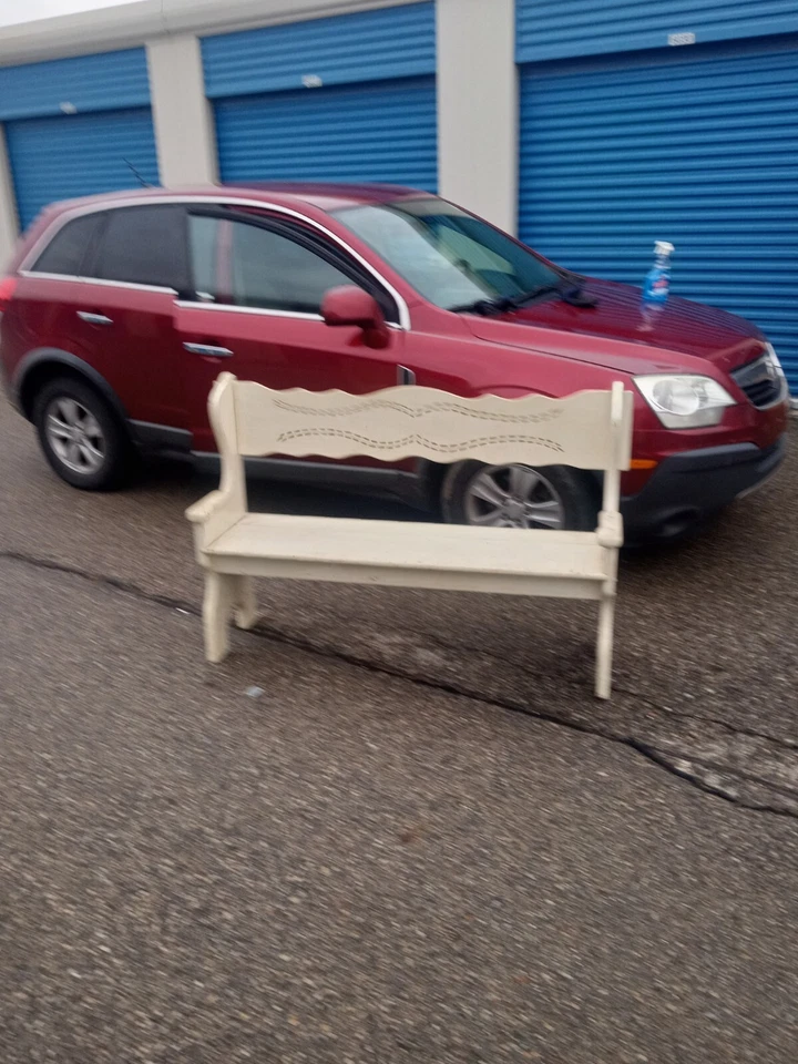 Vintage Antique Sitting Bench - Image 1 of 1