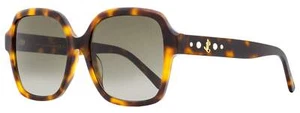 Jimmy Choo Square Rella /G Sunglasses 086HA Havana 55mm - Picture 1 of 2
