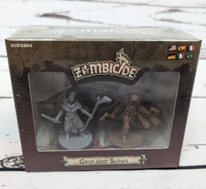 CMON Zombicide - Grin And Scowl Black Plague Kickstarter Exclusive - NIS - Picture 1 of 5